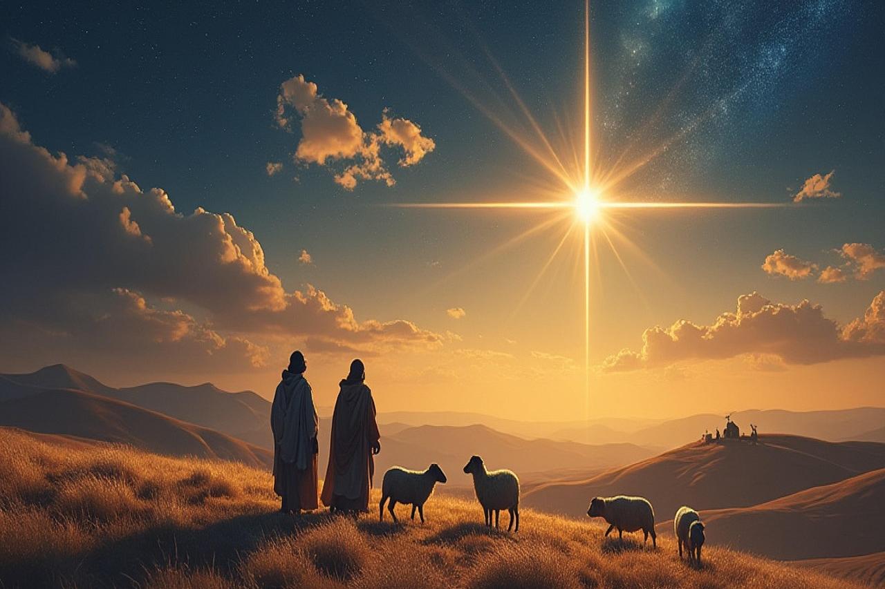 Hirten auf dem Feld (c) Arnie Bragg / Pixabay Hirten auf dem Feld